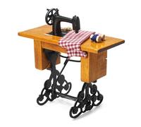 Qsvbeeqj Realistico Miniatura Macchine Da Cucitura Dollhouses Decors Vintage Design Per Collezionisti Nostalgia E Home Decoration Casa Dollhouses Decorazioni Articoli