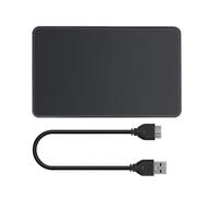 Qsvbeeqj Recinzione portatile da 2,5 pollici con USB3.0 progettazione resistente agli urti Facile Installazione 5Gbps Velocità Toolless Installazione Hdds Enclosure