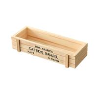 Qsvbeeqj Retro Garden - Vaso per piante vintage in legno, per cassetta di scrittura, vasi per balconi, decorazioni per la casa, con drenaggio