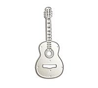 Qsvbeeqj Riforma della chitarra Il metallo tagliato goffratura Modelli in acciaio al carbonio Taglio Per Carte Fare Scrapbooking Carta Segnalibri Di Carta Stampaggio Per Scrapbooking