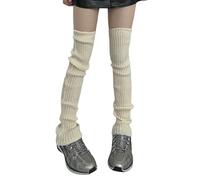 Qsvbeeqj Scaldamuscoli caldi invernali per donne e ragazze Lolitas calzini lunghi Harajukus Coprire le gambe calze alte calze regali inverno caldo calzini lunghi, Albicocca calda, Taglia unica