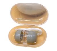 Qsvbeeqj Scatola portatile per pinzette compagne custodia compatta per occhi rimovibili per la cura delle lenti morbide e dure, grigio