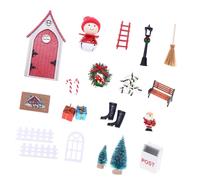 Qsvbeeqj Scena Di Natale Dollhouses Accessori Con Noci In Miniatura E Fate Decorazione Porta Ingegno Giocattoli Per I Bambini