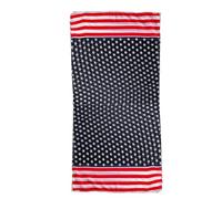 Qsvbeeqj Sciarpa patriottica Bandiera degli Stati Uniti Sciarpa Per Femminile Unisex Giorno dell'Indipendenza Cerimonia Fazzoletto da Collo Accessori Donne Bandiere Sciarpe Per Le Donne, Piccolo