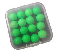 Qsvbeeqj Set di 16 indicatori di sciopero galleggianti per pesca bobber flat bobber pesca float bobber