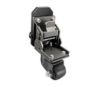 Qsvbeeqj Set di ruote anteriori di grado industriale per sistemi di stoccaggio degli utensili 200 libbre cuscinetto di carico robusto in acciaio inossidabile Toolbox Kit di conversione ruota girevole