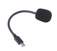 Qsvbeeqj Staccabile Gamings Microfono Boom Per TH10/TH30/per Cuffie Mic Migliora Giochi Comunicazione Connettori USB C Podcasting