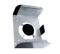 Qsvbeeqj Staffa in metallo Salva Spazio Per Piccolo Desktop Computer Sotto La Scrivania O Dietro Lo Schermo Supporto Di Montaggio Sotto Il Supporto Da Scrivania
