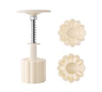 Qsvbeeqj Stampo per torta a forma di girasoli a pressione manuale Stampi per biscotti Moon Cake Maker MidAutumn Festival Cookie Pasticceria Strumento Girasoli Stampo per Forme di Cottura Pressato a