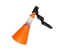 Qsvbeeqj Struttura di blocco auto olio motore imbuto, morsetto rapido visibile, strumento per cambio olio motore auto, imbuto olio rapido