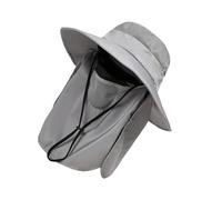 Qsvbeeqj Summers Sun Shield Umidità Dochthut Ampio Cappello di protezione per la pesca di frontiera per escursioni Unisex Secchio resistente all'acqua