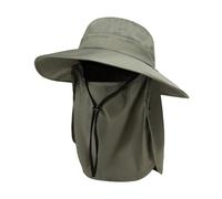 Qsvbeeqj Summers Sun Shield Umidità Dochthut Ampio Cappello di protezione per la pesca di frontiera per escursioni Unisex Secchio resistente all'acqua