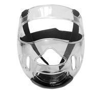 Qsvbeeqj Taekwondo Maschera protettiva trasparente rimovibile per la protezione del viso, copricapo caschi copre le coperture della protezione della testa Taekwondo Face Shield