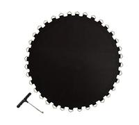 Qsvbeeqj Tappetino per trampolino di ricambio, altamente elastico, rotondo, con anelli a V, per accessori per trampolino