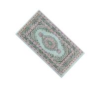 Qsvbeeqj Tappeto Turco in Miniatura Con Tradizionale Modelli Turchi Per 1/12 Scala Dollhouses Soggiorno Scena Decorazione Dollhouses Accessori