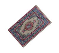 Qsvbeeqj Tappeto Turco in Miniatura Con Tradizionale Modelli Turchi Per 1/12 Scala Dollhouses Soggiorno Scena Decorazione Dollhouses Accessori