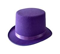 Qsvbeeqj Tinta unita Derby Hat Carnevale Cappello Gentleman Party Costume Accessori Due Dimensioni Opzionale Top Cappelli Per Gli Uomini Cappelli A Top Per Le Donne Degli Uomini Steampunk Donne
