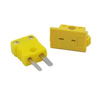 Qsvbeeqj Tipo spina miniatura dell'incavo & del supporto di K del pannello dei sensori di temperatura della termocoppia della spina dei connettori femminili maschio di K