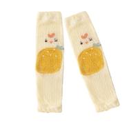 Qsvbeeqj Unisex - Scaldacollo, protezione per il ginocchio, protezione per le gambe, attrezzatura di sicurezza per bambini da 0 a 36 mesi, giallo., taglia unica