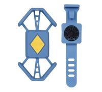 Qsvbeeqj Universale Ciclismo Supporto Silicone Ammortizzatori Manubrio Clip Telefono Per Moto Scooter Bike Silicone Antiscivolo Supporto Del Telefono Della Bici