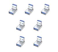 Qsvbeeqj USB 3.0 maschio a femmina 90 gradi adattatore di estensione verso l'alto connettore di sincronizzazione dati per computer portatile PC Fan 3.0 adattatore 90 gradi maschio a femmina