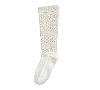 Qsvbeeqj Vecchio stile Impilabile Caviglia Calze Donne Poliestere Lavorato a Maglia Intermedio Vitello Caldo Inverno Comfort Non Slip Traspirante A Strati Casa Calzini, bianco, D