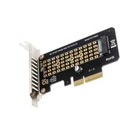 Qsvbeeqj Velocità PCIE A NVME M Key Adapter Convertitori Per Aggiornamenti Solid Disk Compatibile Per Schede Madri X16 PCIe Slot