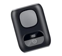 Qsvbeeqj Ventilatore a vita a 5 velocità senza foglie USB C Appeso Funzione di illuminazione di ricarica Veloce Velocità Portatile Forte Raffreddamento Campeggio Impermeabile Palestra