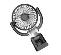 Qsvbeeqj Ventilatore per console centrale per cruscotto auto, alimentato tramite USB, con tecnologia silenziosa e impostazioni di velocità multiple per una guida comoda e comoda per il conducente a