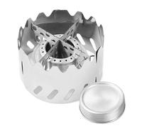 Qsvbeeqj Windproof Camp Fornello Alcol Portatile Bruciatore Picnic