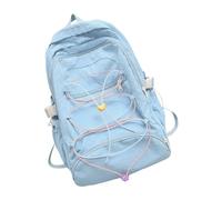 Qsvbeeqj Zaini College Borsa Da Viaggio Grande Capacità Casual Daypacks Scuola Studente Stile Giapponese Per Le Donne Ragazze Stili Giapponesi Scuola Grande Capacità Per Le Ragazze, Blu