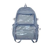 Qsvbeeqj Zaino Scuola Studente Grande Capacità Viaggio Chiaro Stili Giapponesi Itabag Stili Giapponesi Scuola Studente, Blu