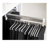 QSVPWNCBN Grucce per Armadio Estraibili Regolabili e Resistenti - Aste Appendiabiti retrattili per Jeans e Pantaloni - Soluzione salvaspazio per riporre i Vestiti (45 cm, Set da 2)