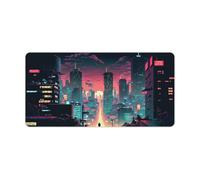 QSYFNBZL Tappetino per mouse New York City lavabile 30x60cm grande superficie liscia e morbida base in gomma antiscivolo panno morbido impermeabile