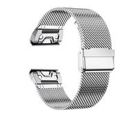 QSYJCCXD 1,0 fascia in acciaio inossidabile a maglie per cinghia di sostituzione dell'orologio intelligente 20mm 22mm 26 mm 26 mm Accessori per cinghia del braccialetto in metallo Accessori