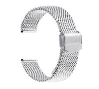 QSYJCCXD 1,0 mm Milanese Mesh Grourse in acciaio inossidabile in acciaio inossidabile Banda di spessore 3 mm Purci pesanti 18 20 22 mm di orologi di larghezza con strumento