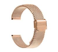 QSYJCCXD 1,0 mm Milanese Mesh Grourse in acciaio inossidabile in acciaio inossidabile Banda di spessore 3 mm Purci pesanti 18 20 22 mm di orologi di larghezza con strumento
