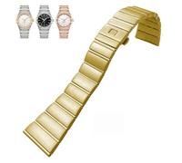 QSYJCCXD 15 mm 17 mm 18 mm 2 mm 25 mm a forma concava in acciaio inossidabile adatto per costellazione omega cinghia d'orologio argento braccialetti solidi