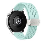 QSYJCCXD 18 20 22 mm cinghia di silicone magnetico per orologio GT 5 46mm 41 mm Banda sportiva traspirante per GT5 Pro GT4 GT3 GT2 Correa Watchbands