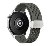 QSYJCCXD 18 20 22 mm cinghia di silicone magnetico per orologio GT 5 46mm 41 mm Banda sportiva traspirante per GT5 Pro GT4 GT3 GT2 Correa Watchbands