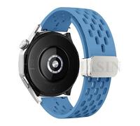 QSYJCCXD 18 20 22 mm cinghia di silicone magnetico per orologio GT 5 46mm 41 mm Banda sportiva traspirante per GT5 Pro GT4 GT3 GT2 Correa Watchbands