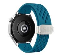 QSYJCCXD 18 20 22 mm cinghia di silicone magnetico per orologio GT 5 46mm 41 mm Banda sportiva traspirante per GT5 Pro GT4 GT3 GT2 Correa Watchbands