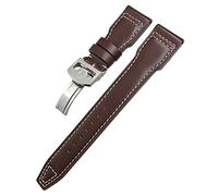 QSYJCCXD 20 mm Guido orologio in pelle per IWC Big Pilot Watch Mark 18 Spitfire Top Gun Hamilton Cowhide Soft Watch Strap