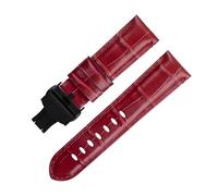 QSYJCCXD 20mm 22 mm 24 mm morbido mucca morbida in pelle vera in pelle di bambù per cinghia per accessori per cintura in serie