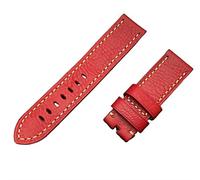 QSYJCCXD 22 mm 24 mm 26 mm spesso vintage vera vera cravatta di cuoio da guardia fatta a mano per fibbia per uomo cinghia panerai