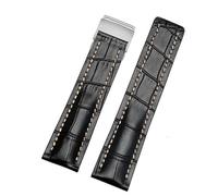 QSYJCCXD 22 mm 24 mm Guido orologio in pelle per orologio per cuoio da uomo Bracciale in pelle di mucca con fibbia di schieramento