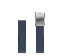 QSYJCCXD 22 mm da 24 mm di orologio in gomma per bande di guardia per la cinturino per orologio morbido impermeabile in gomma Avenger Navitimer World con fibbia