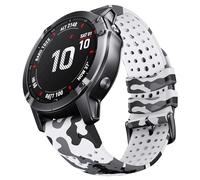 QSYJCCXD 22 mm di orologi in silicone per Fenix 6, 7, 8 Sapphire, 6 Solar, 5 Plus, 4, Forerunner 935, 945, 955, 965 Watch Band