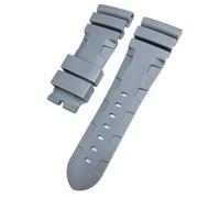 QSYJCCXD 26 mm 24 mm Natura di orologeria in gomma adatta per panerai pam silicone rosso orologio blu strumenti di braccialetti impermeabili