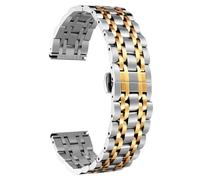 QSYJCCXD Banda di orologi in acciaio inossidabile fascia di ricambio di fascia alta per donne uomini 14 mm, 16 mm, 18 mm, 21 mm, 22 mm, 20 mm, 12 mm, 19 mm